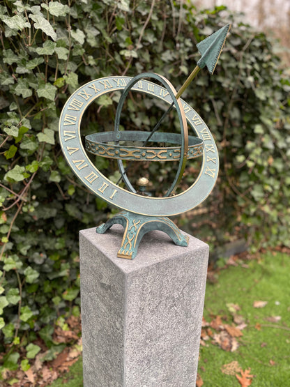 Bronze Sundial Ring - 42x40x50cm