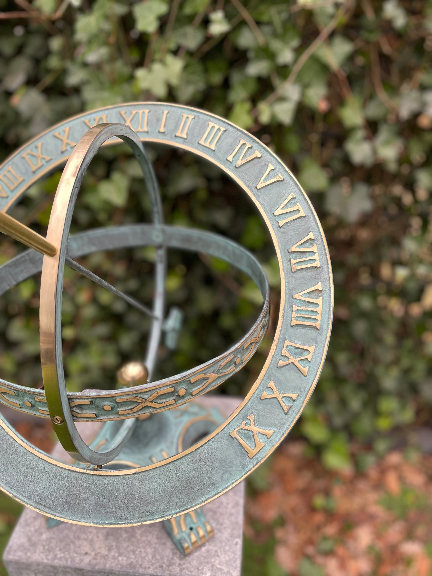 Bronze Sundial Ring - 42x40x50cm