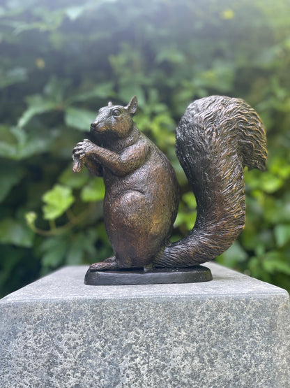 Bronze squirrel - 22x17x21cm