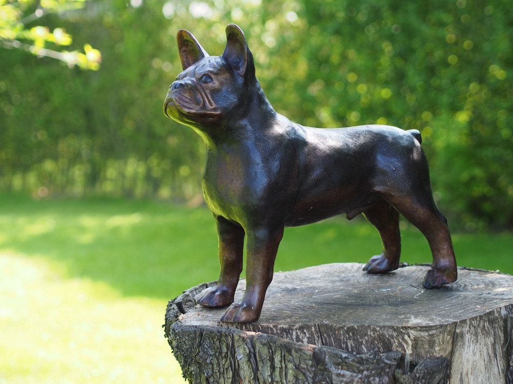 French Bulldog – Bronze Sculpture. 46x20x48cm - 10Kg