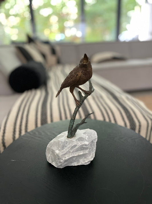 Morning Melody – Bronze Sculpture. 18x17x22cm - 1.5Kg