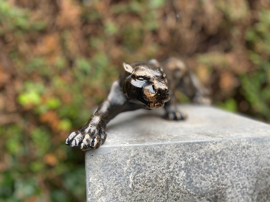 Crouching Panther – Bronze Sculpture. 4.3Kg