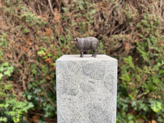 Woolly Sheep – Bronze Sculpture. 14x6x10cm - 0.5Kg