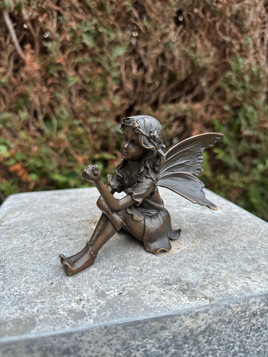 Seated Fairy – Bronze Sculpture. Variations Available - Approx. 0.7Kg