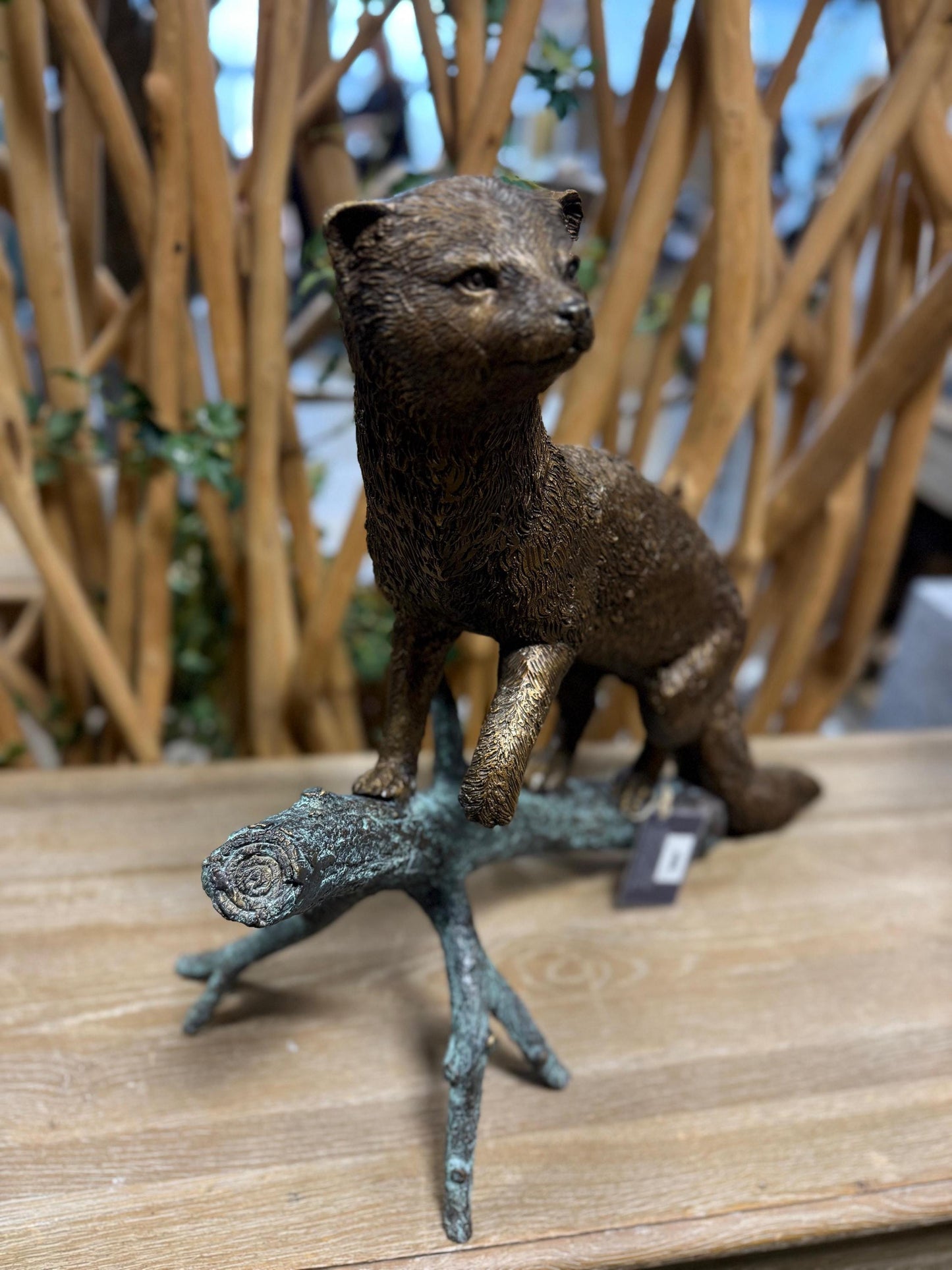 Forest Sentinel – Bronze Sculpture. 55x24x52cm