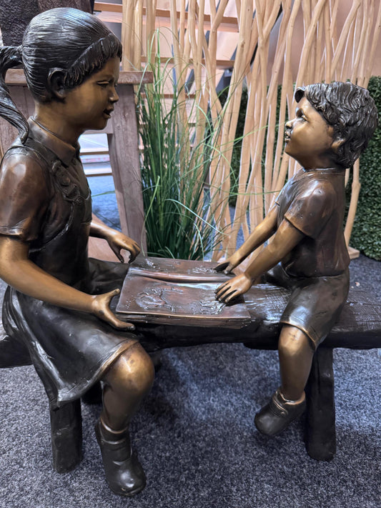 Childhood Memories – Bronze Sculpture. 90x47x87cm