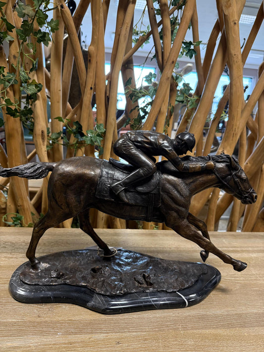 Race to Victory – Bronze Sculpture. 54x20x34cm