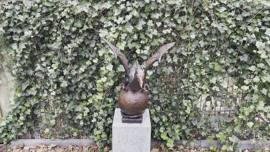 Majestic Dragon – Bronze Sculpture. 55x50x55cm - 8Kg