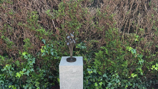 Bronzen beeld van de familie 5 personen - Tuinsculptuur - Decoratie