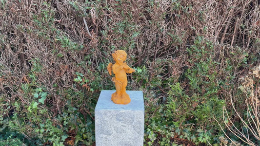 Angel Violinist – Iron Sculpture. 28x14x11cm - 2.5Kg
