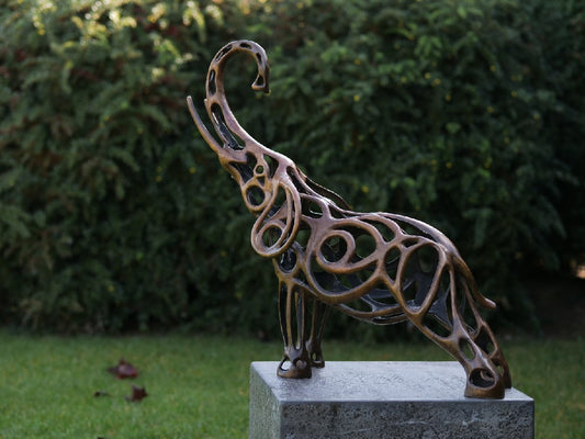 Bronzen Olifant 57x21x58cm