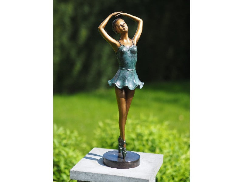 Bronzen ballerina