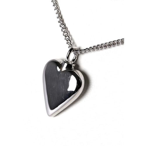 <transcy>Silver Necklace for Heart Ashes</transcy>