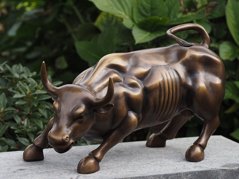 Bull in Bronze WALL STREET - 24x20x42cm - 4KG