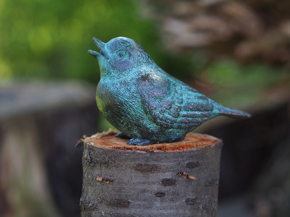 Bird in Bronze 8x6x12cm