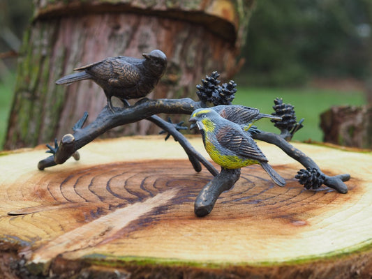 Birds in Bronze 17x26x38cm