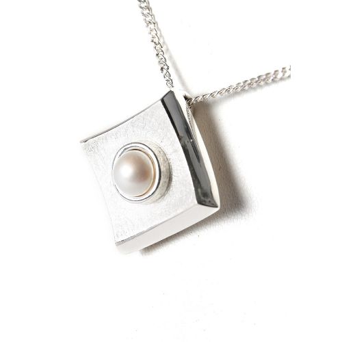 <transcy>Silver Necklace for Ashes-CU044</transcy>