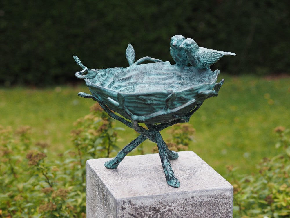 2 Birds in Bronze 29x31x37cm