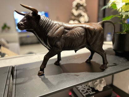 Bull in Bronze 28x14x49cm