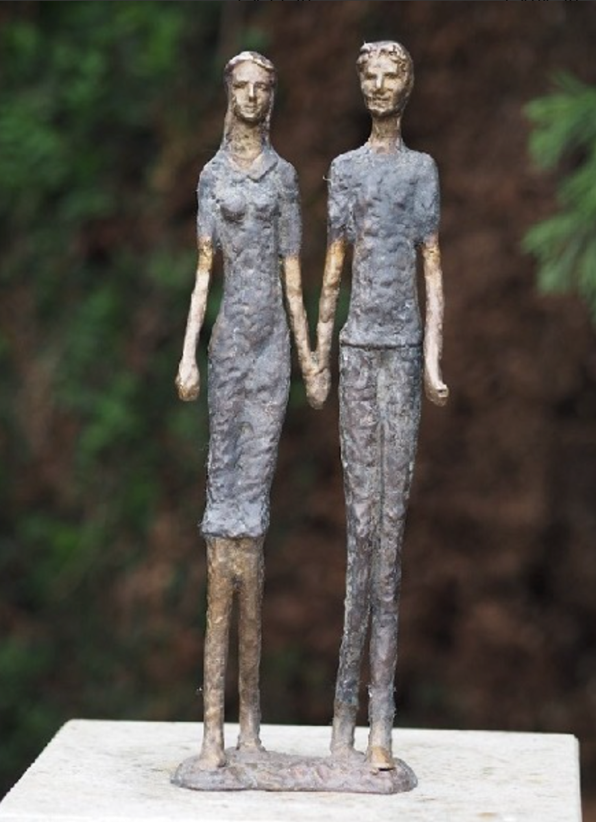 Hand in hand huisje 48x11x17cm