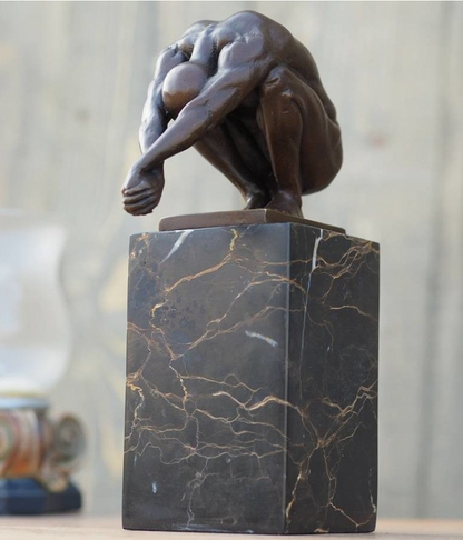 Bronze Diver 34x8x13cm