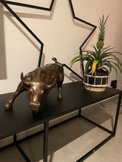 Bull in Bronze WALL STREET - 24x20x42cm - 4KG