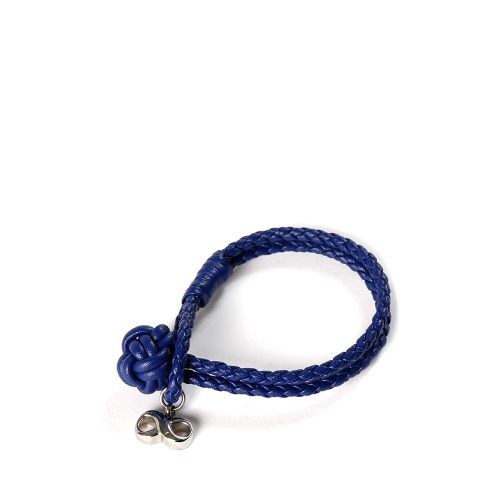 Braided leather bracelet with Infinity - lady