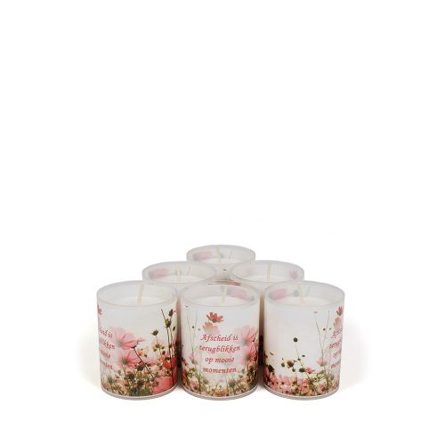 Commemorative Candles - 6.5 cm - ø 5cm - 6 Candles