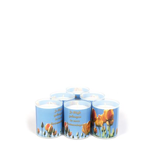 Commemorative Candles - 6.5 cm - ø 5cm - 6 Candles