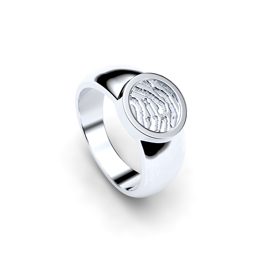 <transcy>Fingerprint Ring-Open</transcy>