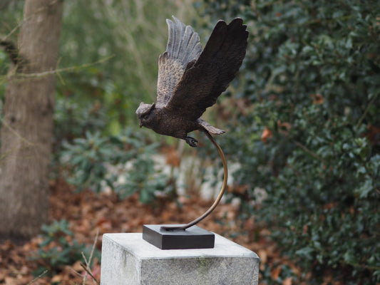 owl in bronze