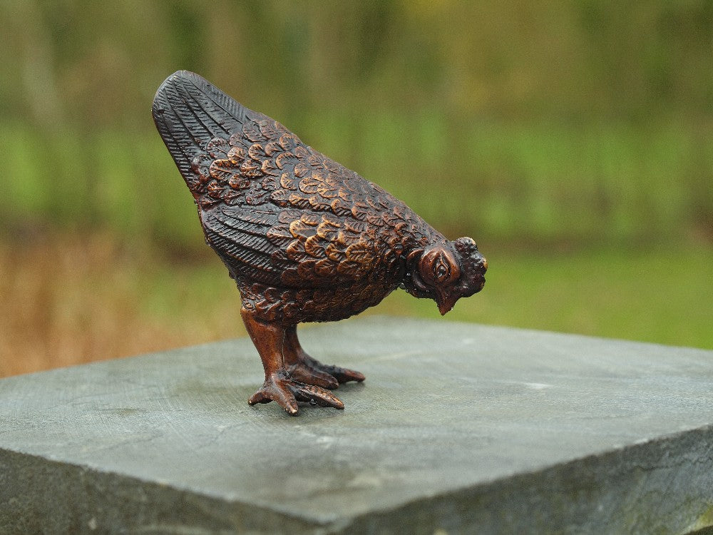 Bronze Chicken 11x7x9cm