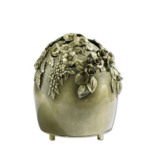 Bronzen Urn BLOEMEN