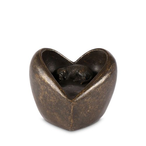 Urn in Brons Hond 13x13x11cm - 0.50L