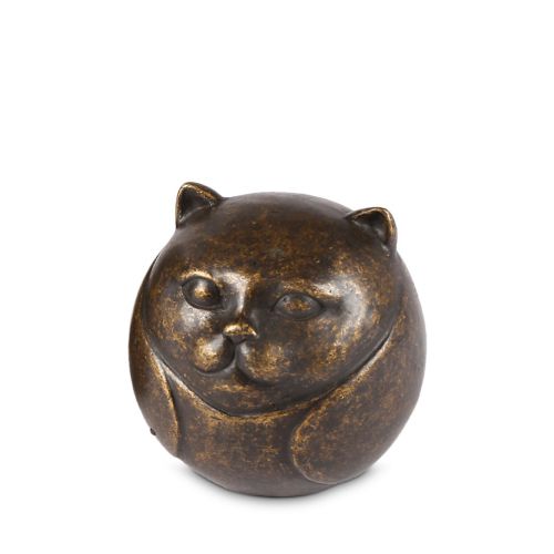 Mini Cat Bronzen Urn - ø 11cm - 0.60L