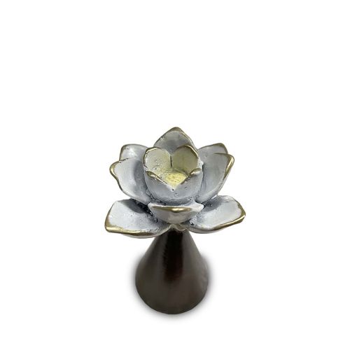 Bronze urn - mini - flower